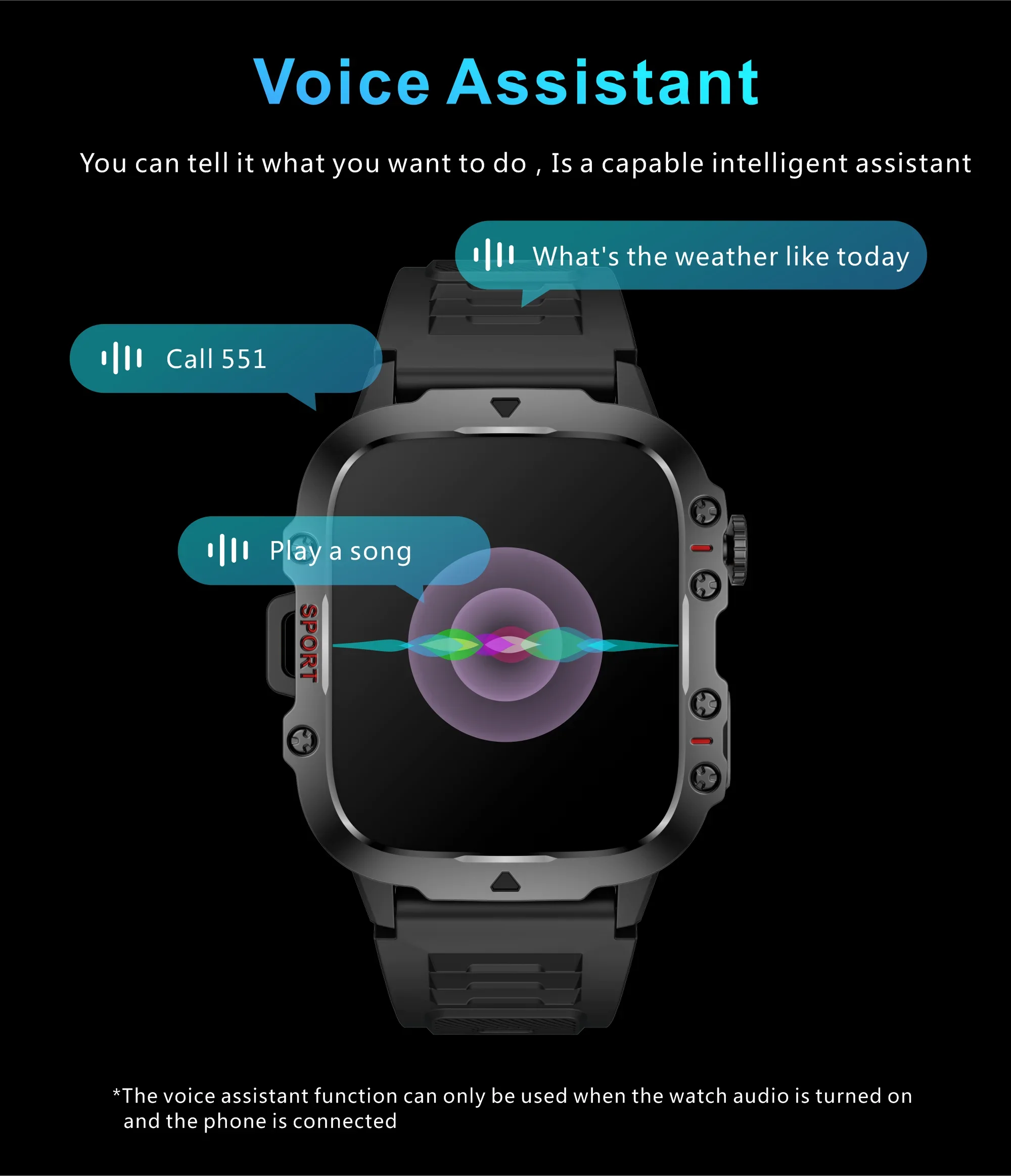 Lige Smartwatch Charging