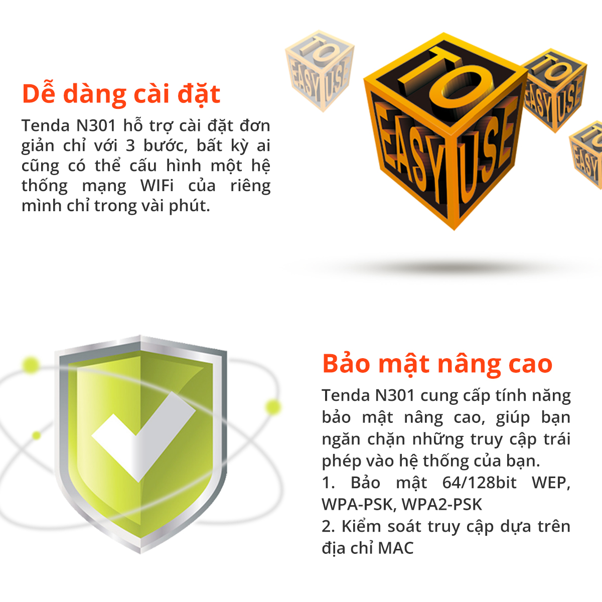 Mô tả Bộ Phát WiFi Tenda N301 Chuẩn N 300Mbps - Hàng Chính Hãng - 4