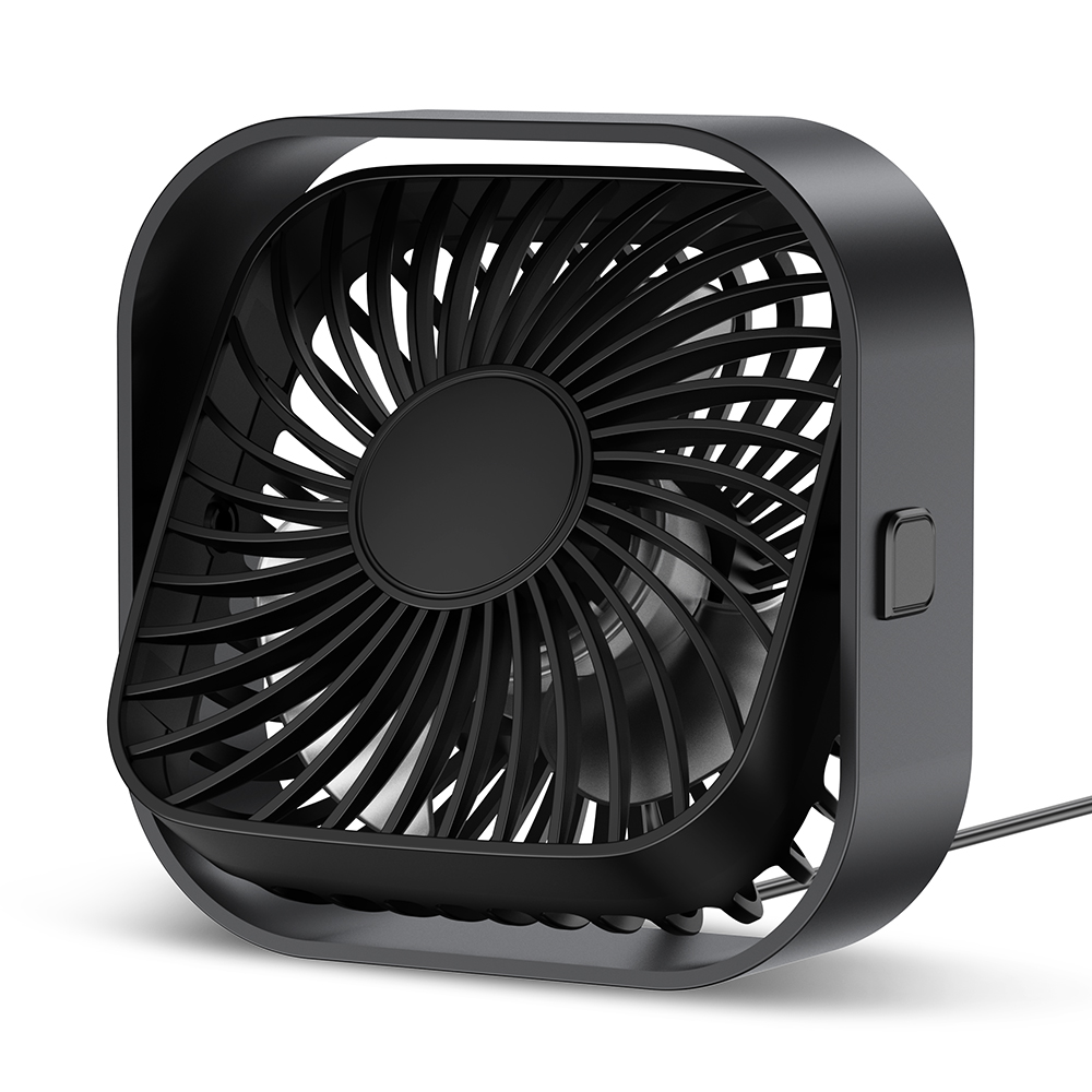 Mô tả Quạt để bàn TOPK K51 mini cổng USB không ồn 3 tốc độ gió 5 inch xoay 360° cho bàn văn phòng tại nhà - 8