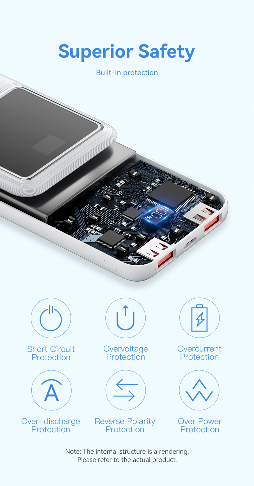 Sơ đồ cổng sạc VENTION 30000mah