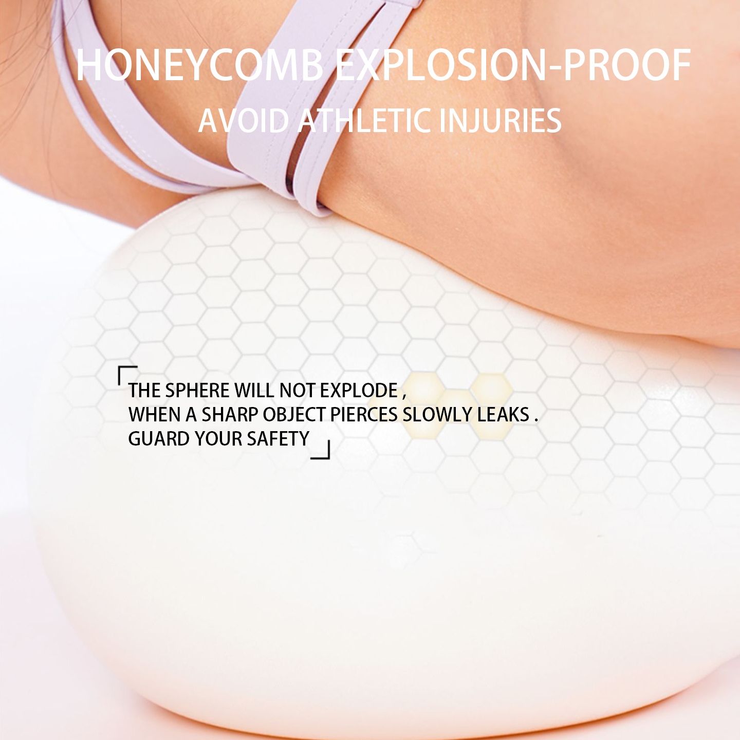 Mô tả MOVING PEACH Bóng Tập Yoga Chống Trượt Bằng Nhựa PVC Thân Thiện Với Môi Trường - 2