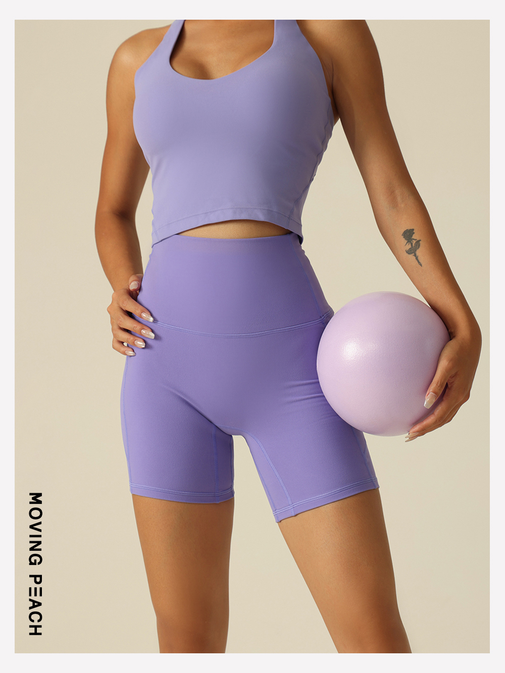 Mô tả MOVING PEACH Bóng Tập Yoga Chống Trượt Bằng Nhựa PVC Thân Thiện Với Môi Trường - 11