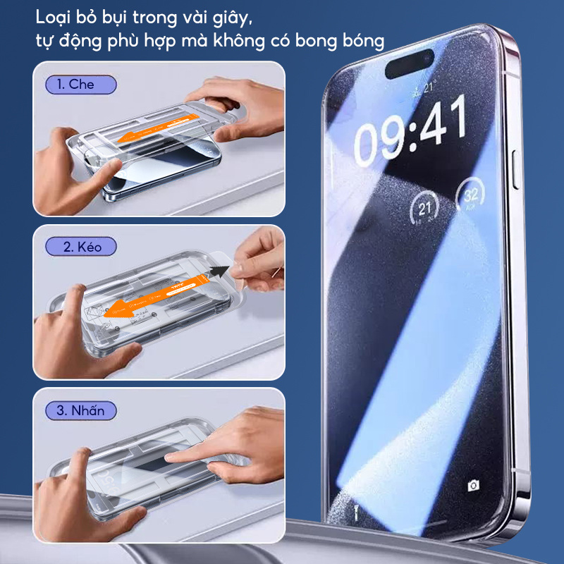 Kính cường lực Tbtic Privacy chống nhìn trộm