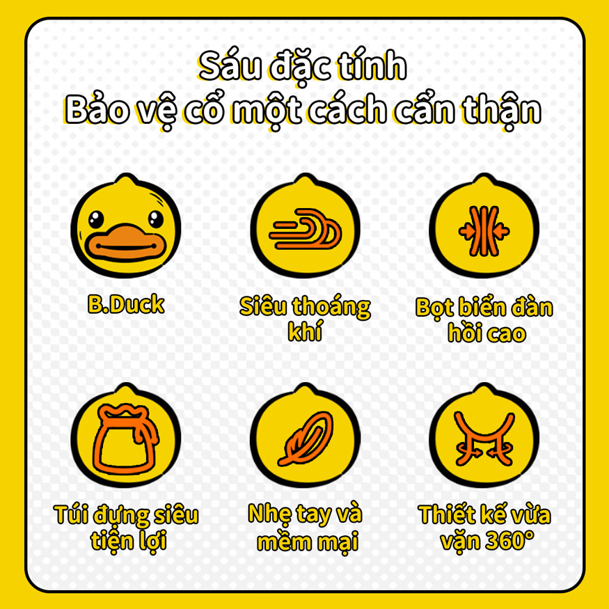 Nẹp cổ VELPEAU B.Duck Foam