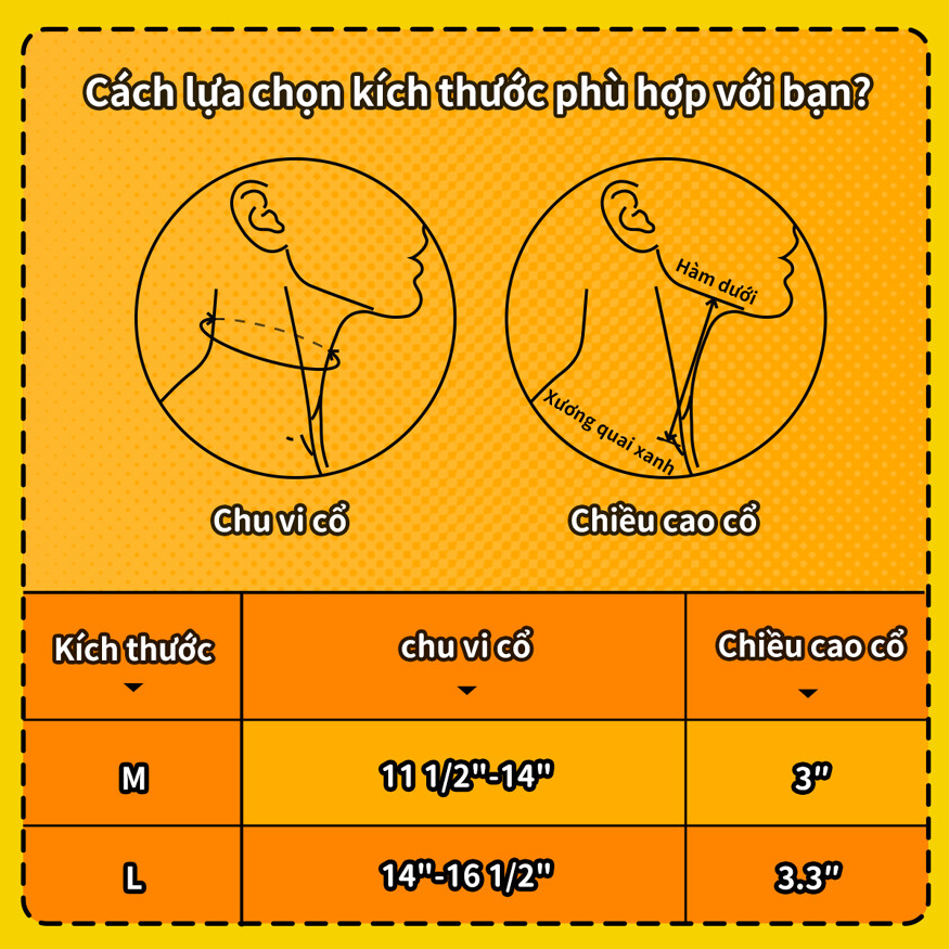 Nẹp cổ VELPEAU B.Duck Foam