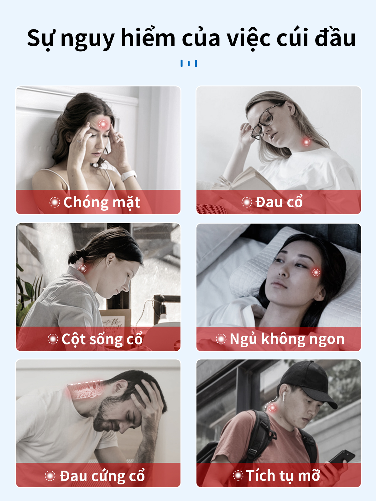 Mô tả Nẹp cổ VELPEAU-Đai đeo cổ silicone hỗ trợ giảm đau cổ-Đai quấn cổ hình roi thoáng khí mềm mại, giúp ổn định và giảm áp lực cột sống cổ cho nam và nữ - 4