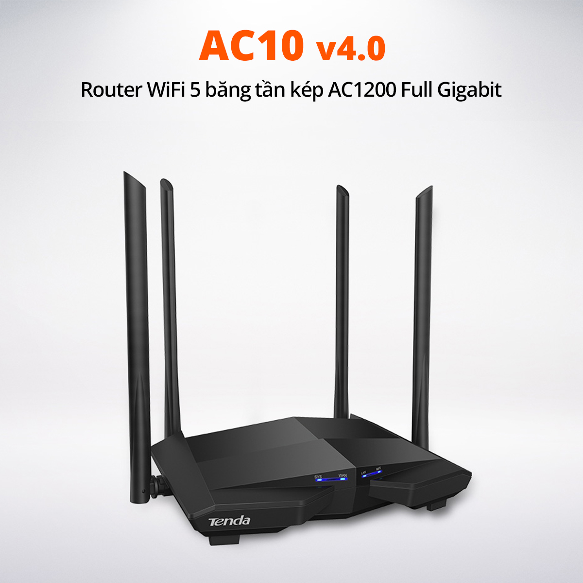 Bộ Phát Wifi Tenda AC10 Phủ Sóng