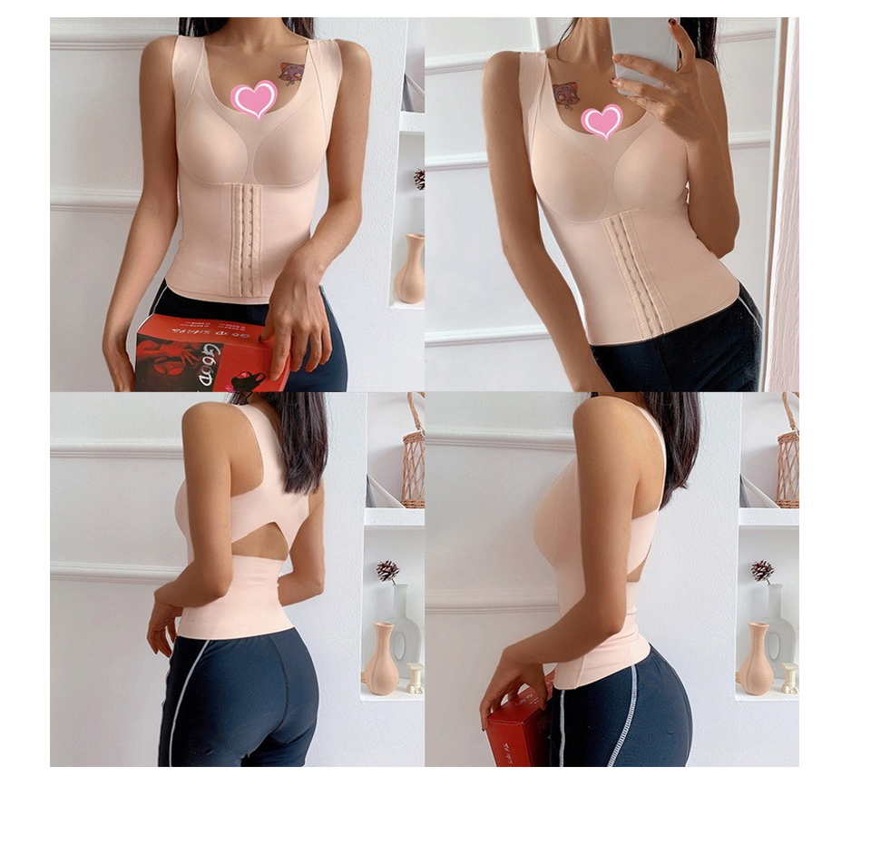 Mô tả Áo lót FALLSWEET định hình cơ thể 3 trong 1 không đường may dây chéo lưng - 11