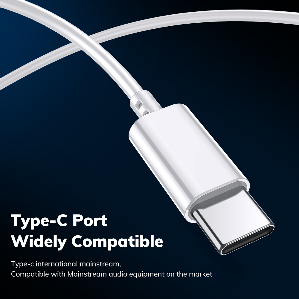 Mô tả Tai nghe nhét tai TOPK F20 type c có micro và nút điều chỉnh âm lượng dành cho điện thoại/máy tính bảng - 5