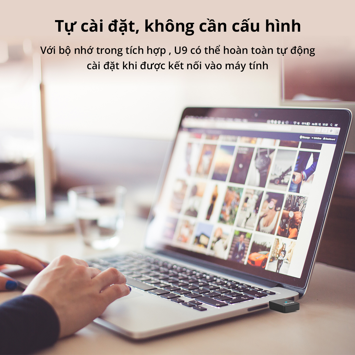 Mô tả Bộ Chuyển Đổi USB WiFi Tenda U9 Chuẩn AC Tốc Độ 650Mbps - Hàng Chính Hãng - 3