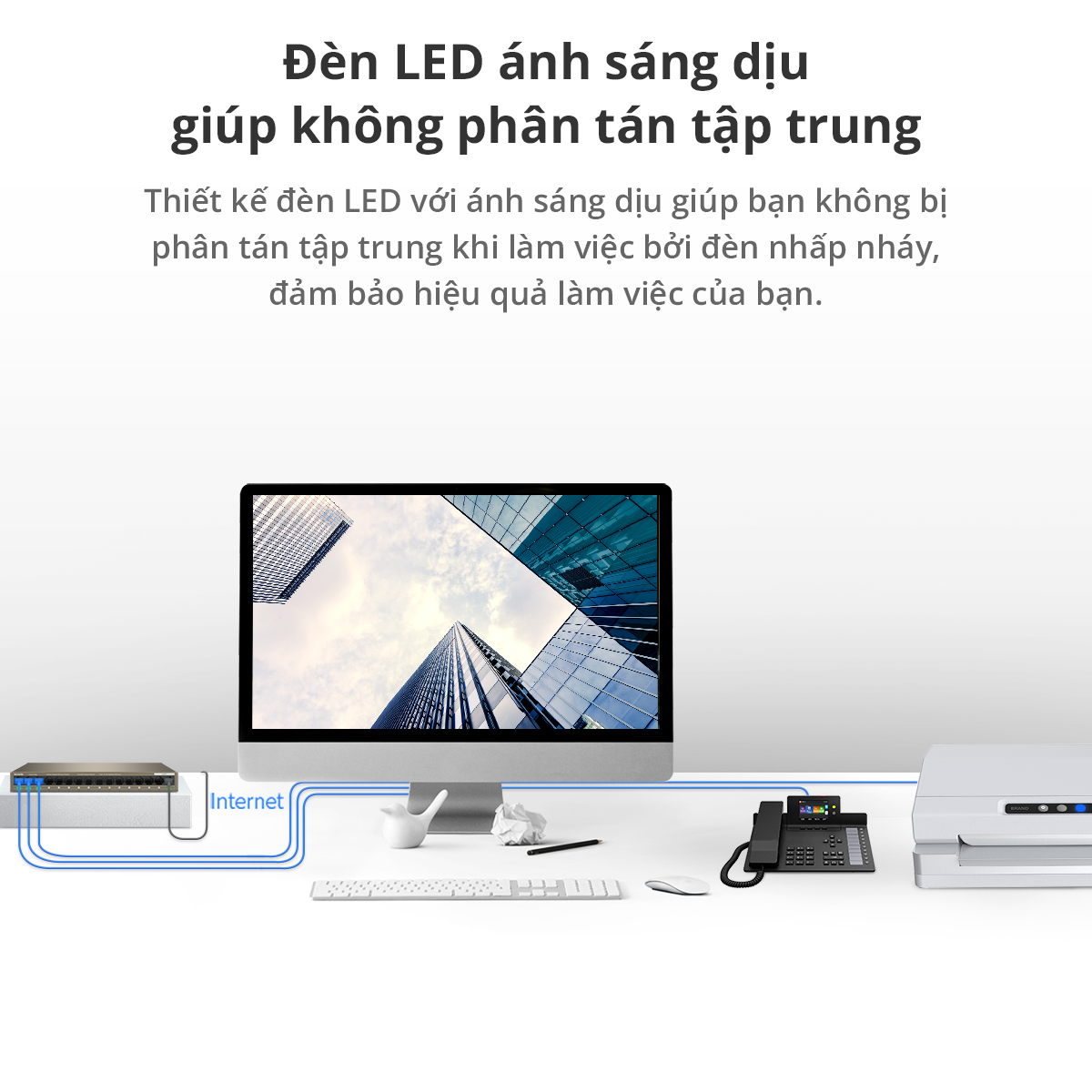 Mô tả Bộ Chia Mạng Switch Để Bàn Tenda TEG1016M 16 Cổng Ethernet 1000Mbps - Hàng Chính Hãng - 8