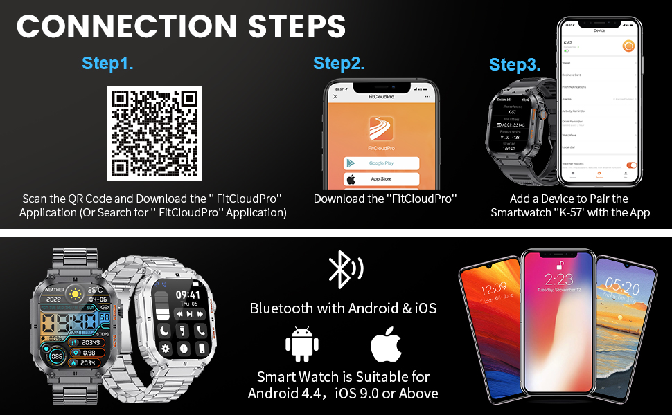Mô tả Đồng hồ thông minh LIGE đa chức năng theo dõi sức khoẻ kết nối bluetooth thích hợp cho điện thoại iOS Android - 8