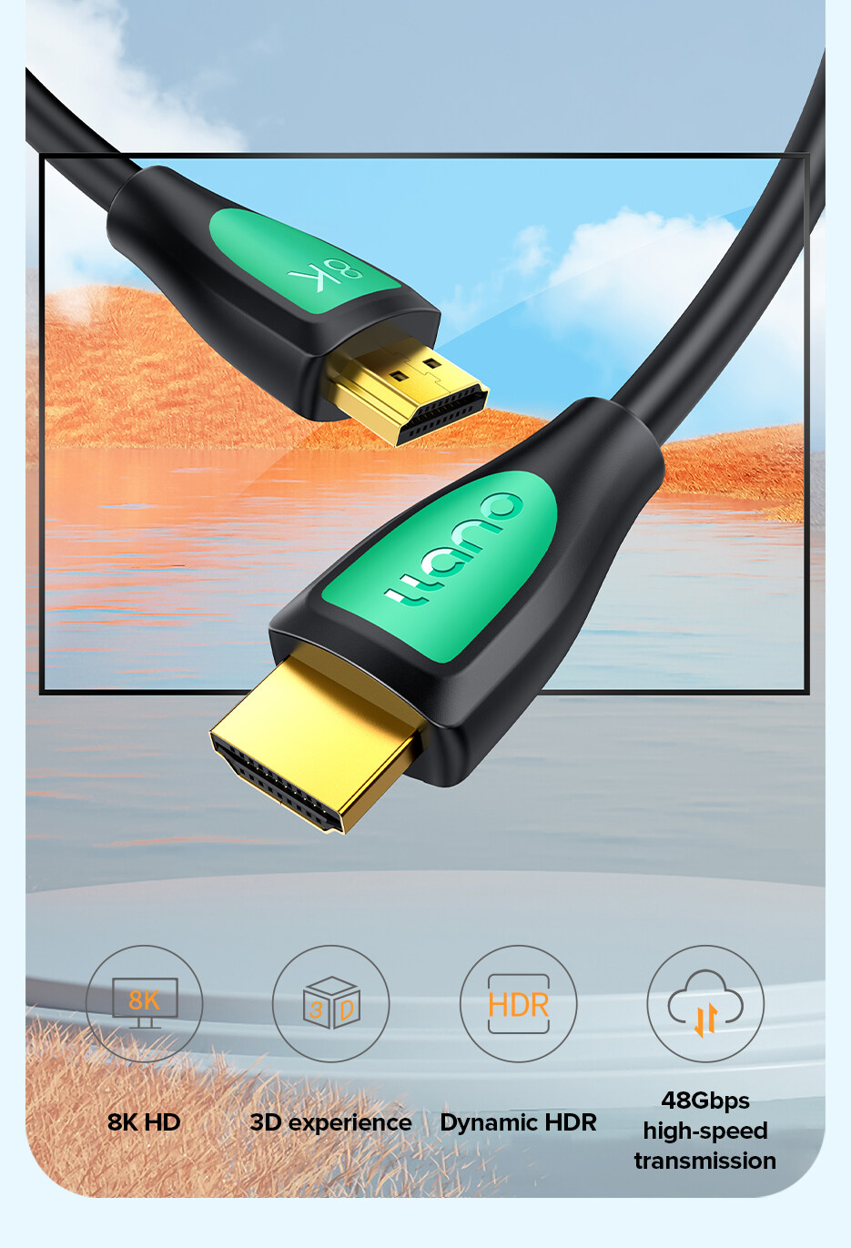 Cáp HDMI 8K 60Hz