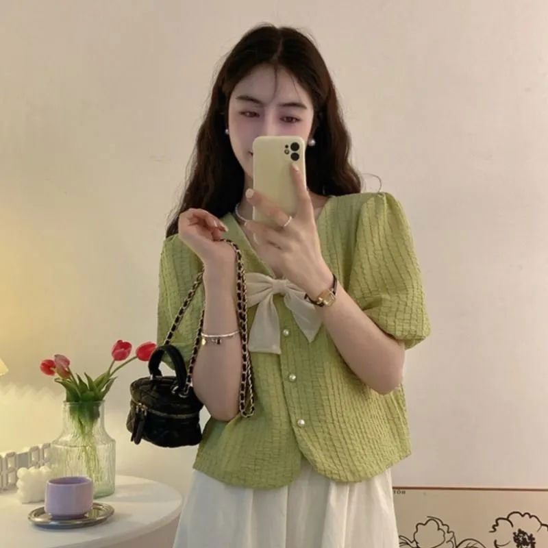 Áo tay phồng kiểu Hàn