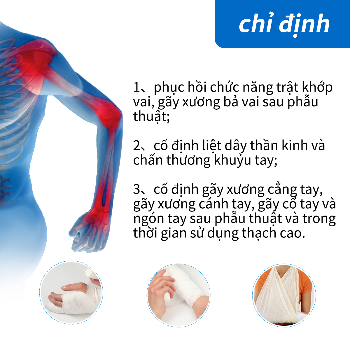 Mô tả Túi treo tay VELPEAU có dây đeo thắt lưng Thích hợp đeo khi ngủ, đai đeo y tế mỏng nhẹ cho người gãy xương, có thể điều chỉnh Khuỷu tay hỗ trợ vai và chóp xoay - 2