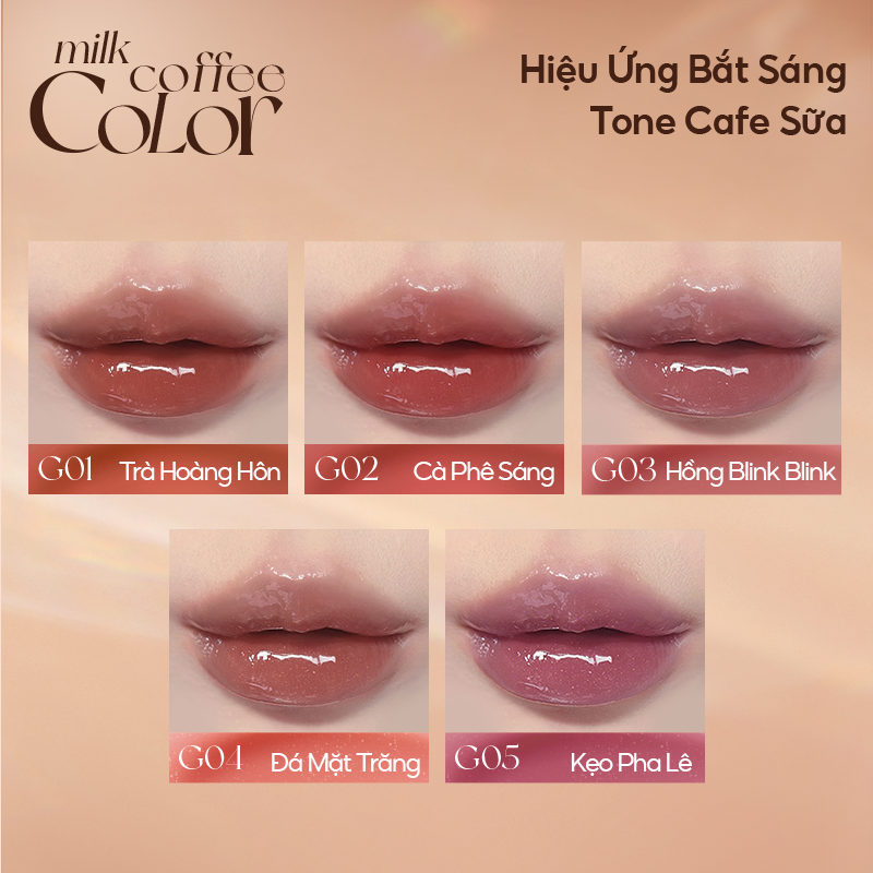 Mô tả Son bóng nước COLORKEY 3D ánh gương đầy đặn 3ml - 4