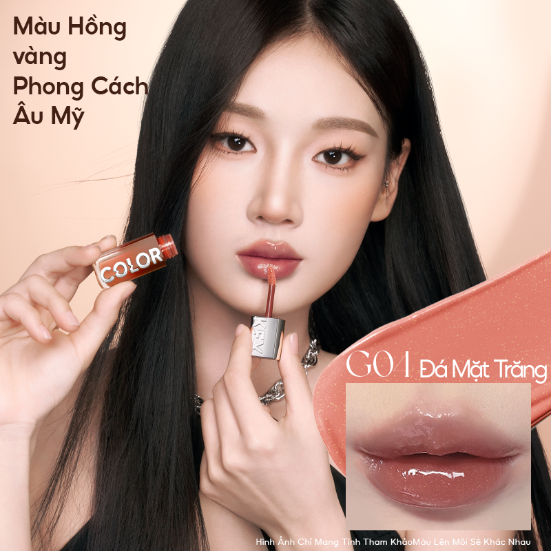 Mô tả Son bóng nước COLORKEY 3D ánh gương đầy đặn 3ml - 6