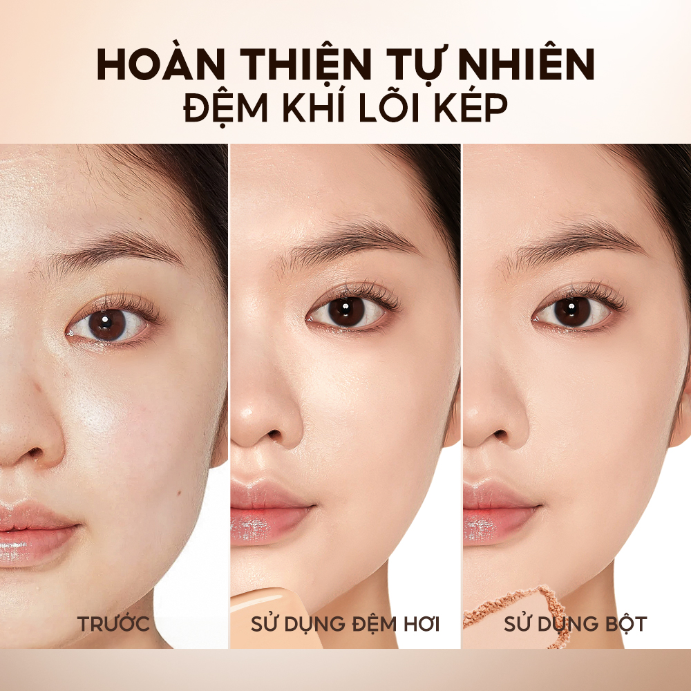 O.two.o 2in1 Kem Phấn - Hiệu quả kiềm dầu