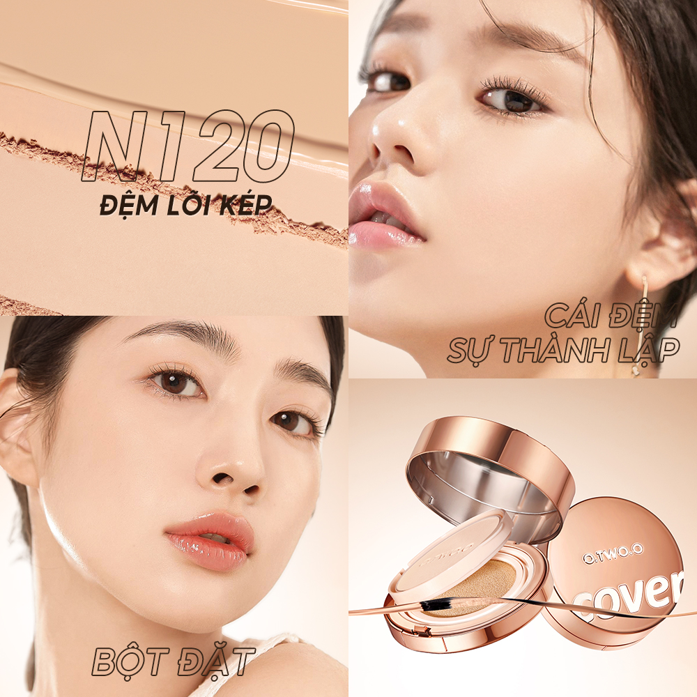 O.two.o 2in1 Kem Phấn - Lớp nền tự nhiên