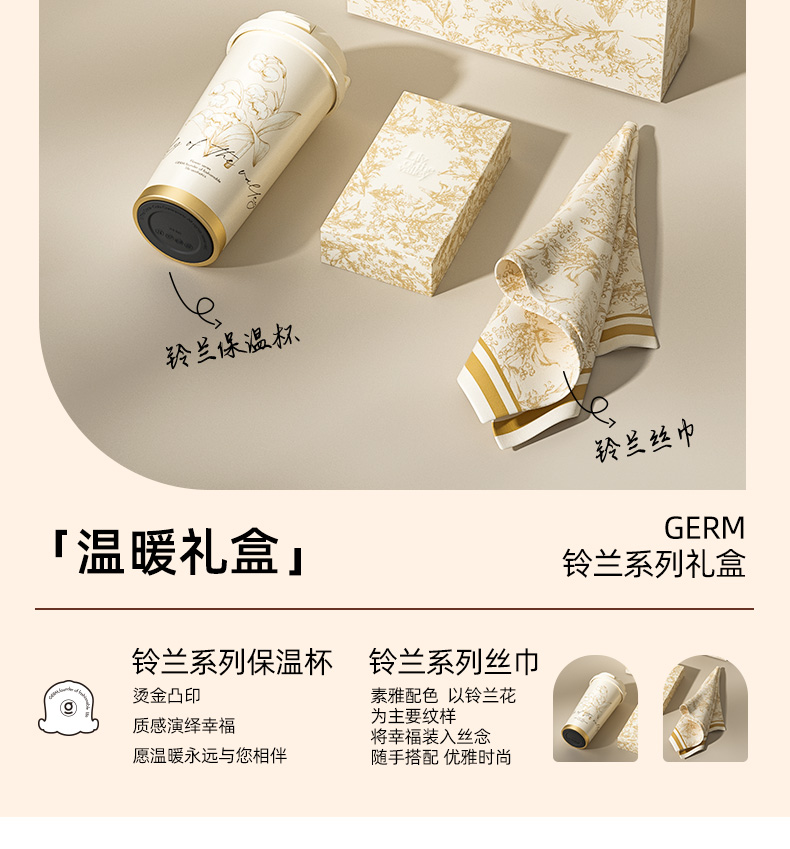 Mô tả Insulated cup Germ capacity 500ml 316 grade stainless steel material  Coffee Cup gift set - 6
