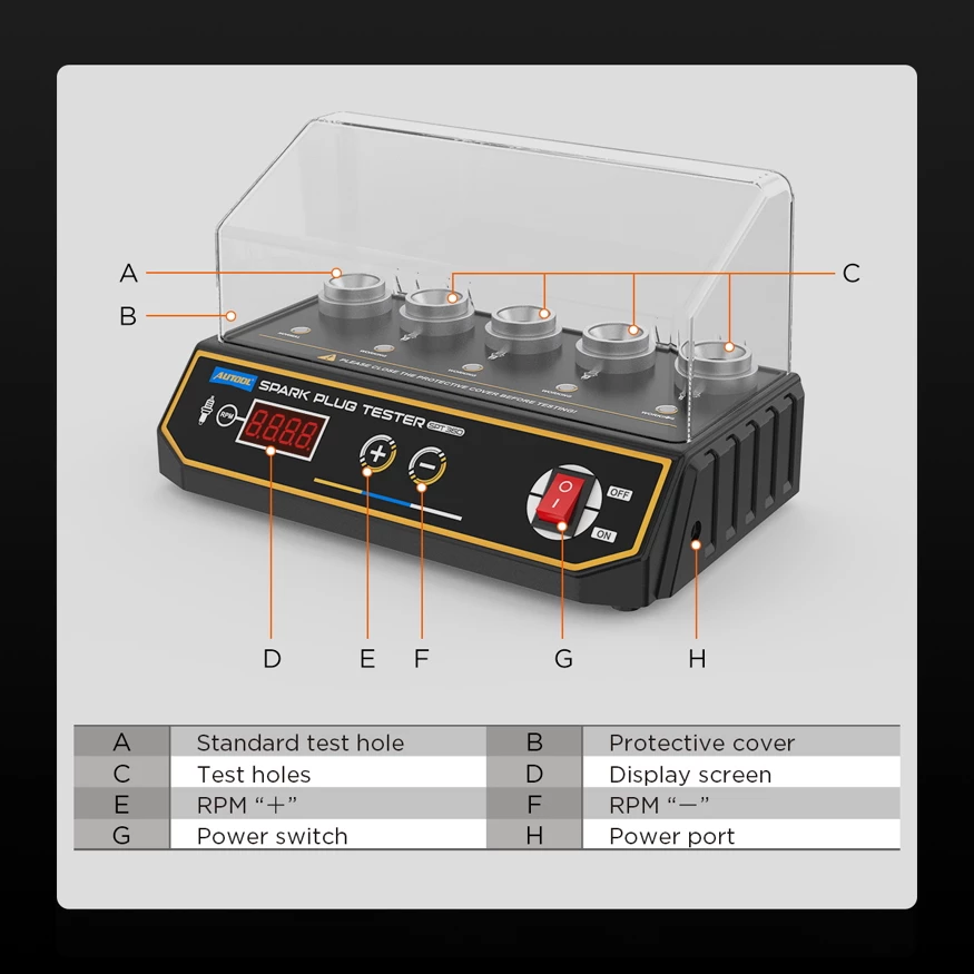 AUTOOL SPT360 Parts Diagram