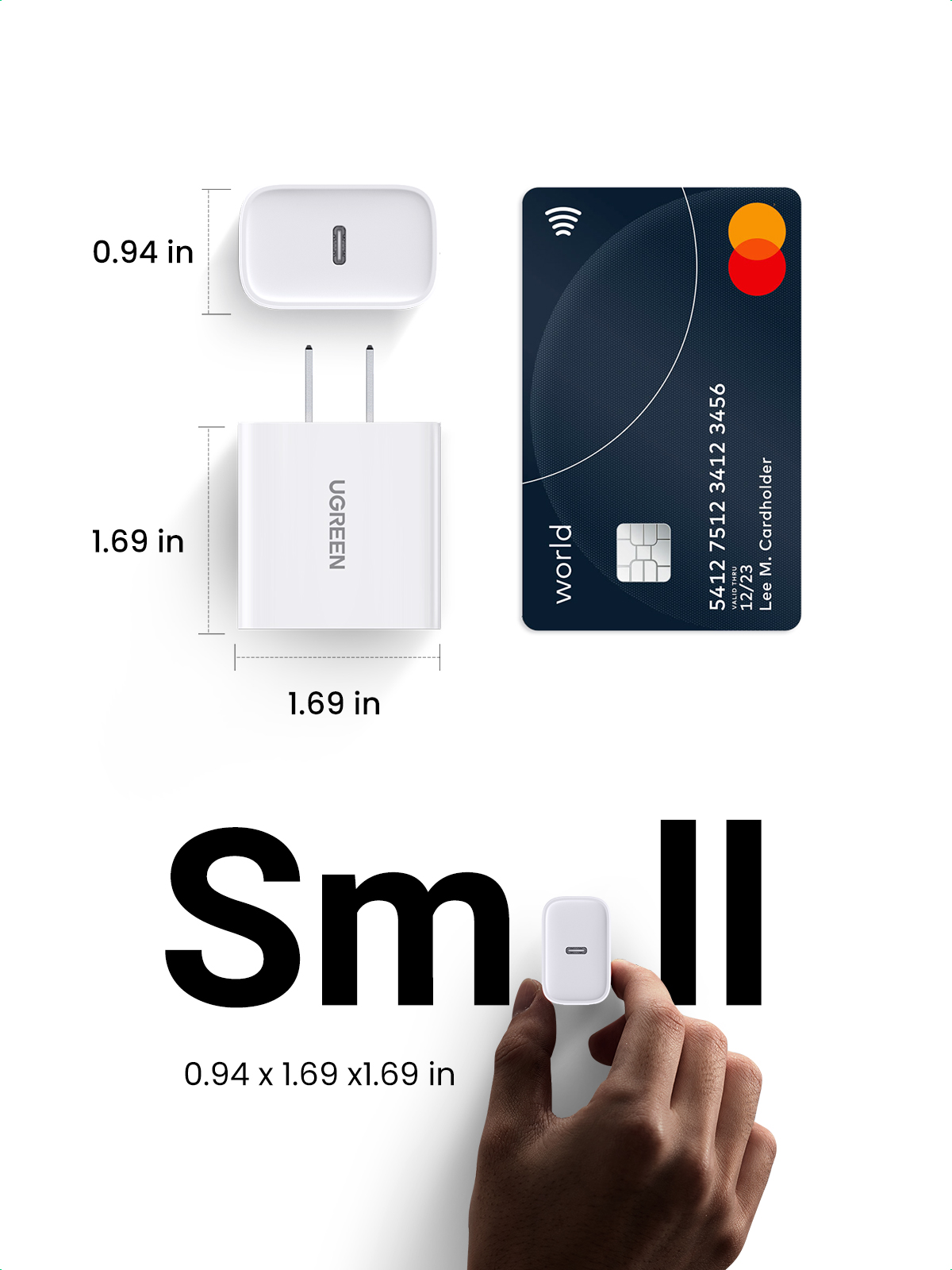 Ugreen 20W PD cho iPhone Sạc Type C cho iPhone 15 16 Pro max XR 11 12 14 13 Pro max Bộ sạc nhanh chính hãng Bộ sạc điện thoại di động cho Samsung S23 S22 – ảnh mô tả chi tiết 5