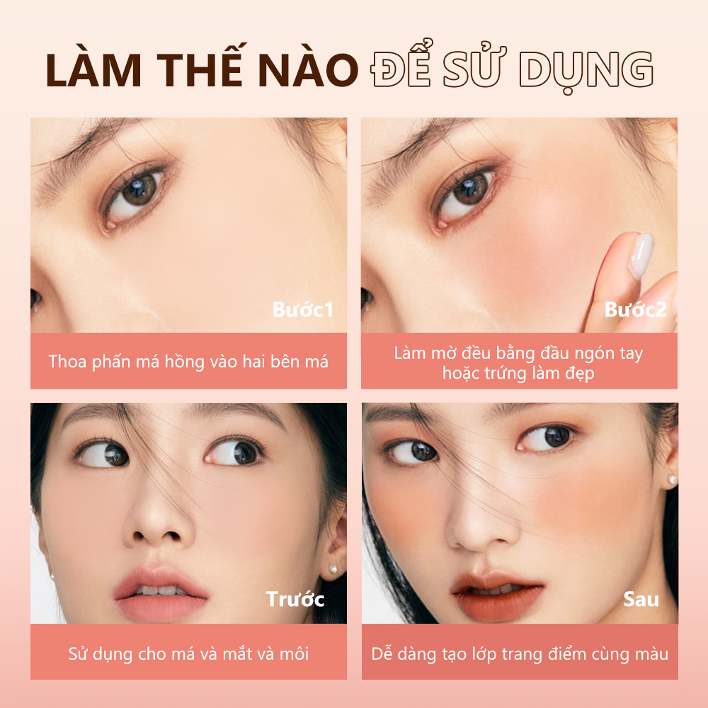 Swatch phấn má hồng O.TWO.O