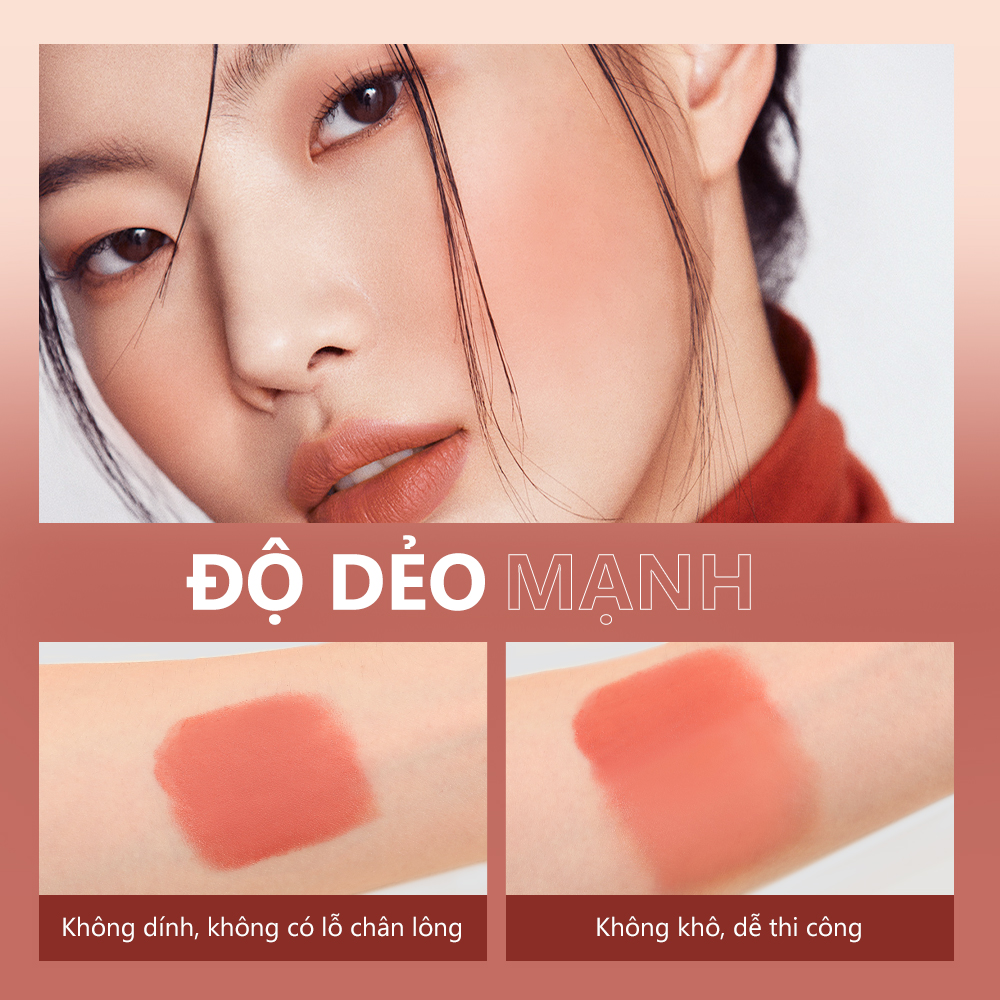 Swatch phấn má hồng O.TWO.O