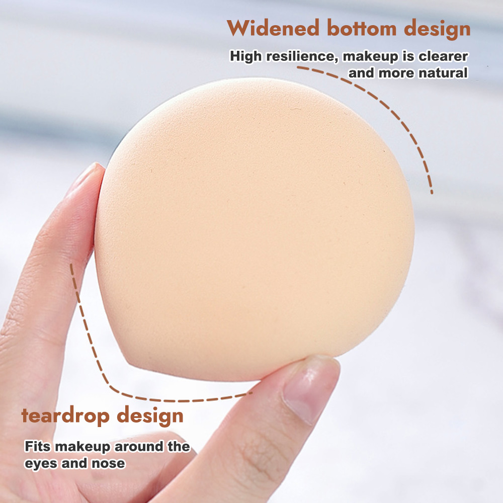 Mô tả Gecomo XL Marshmallow Trang Điểm Puff, Hình Giọt Mềm Bền Bột Puff, Không Thấm Hút Kem Nền Bọt Biển - 3