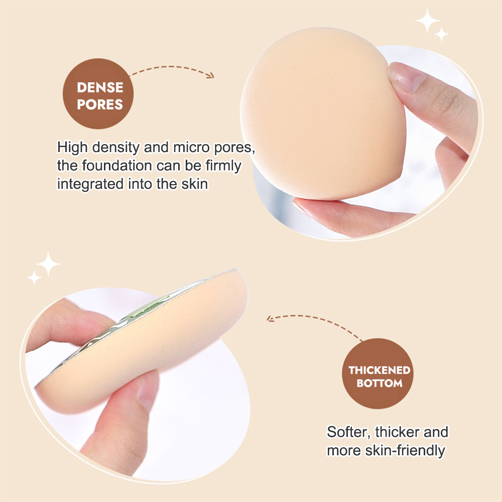 Mô tả Gecomo XL Marshmallow Trang Điểm Puff, Hình Giọt Mềm Bền Bột Puff, Không Thấm Hút Kem Nền Bọt Biển - 5