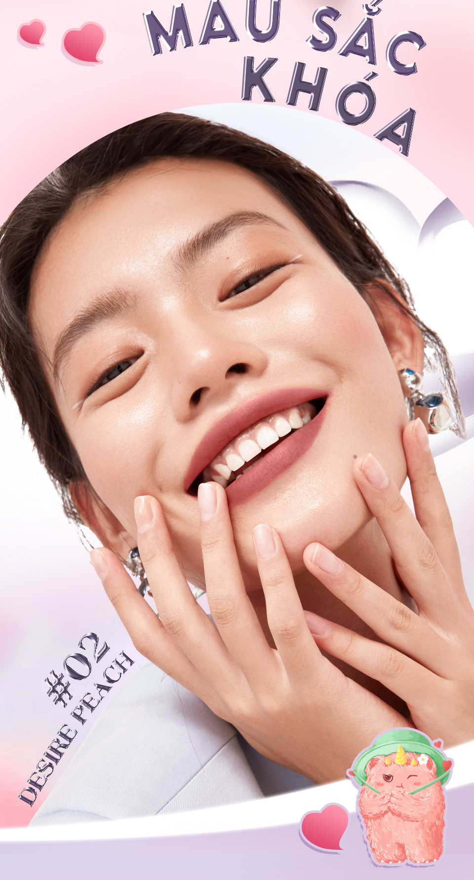 Mô tả BANXEER Son Môi 6 Màu Tùy Chọn Chất Lì Chống Thấm Nước Chất Lượng Cao - 2