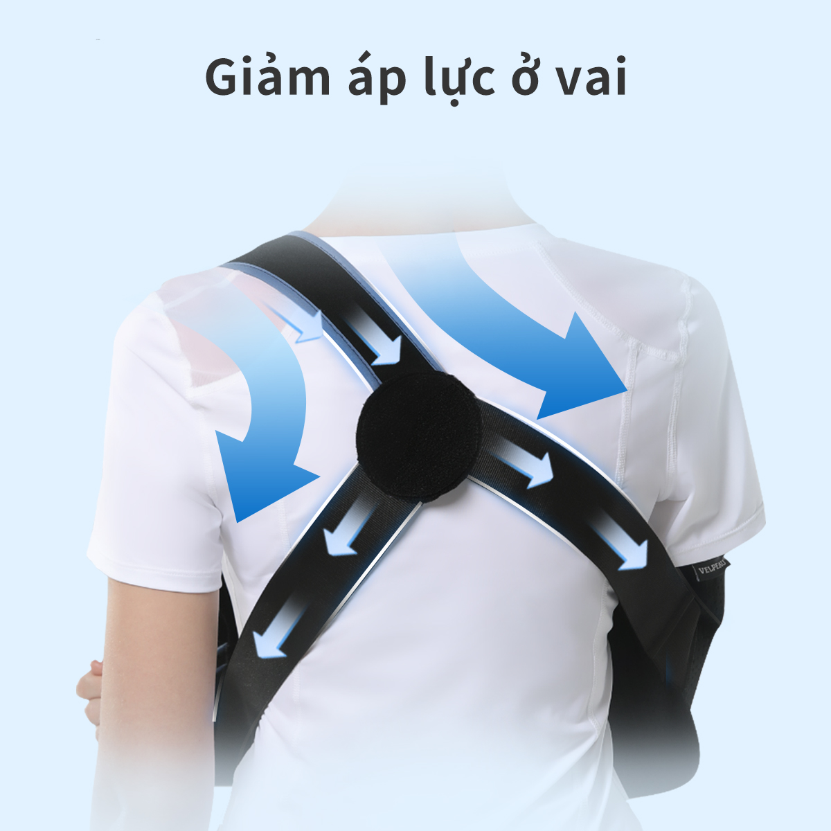Mô tả Túi treo tay VELPEAU Cố định vai hỗ trợ chóp xoay Đai y tế phiên bản thoải mái cho chấn thương vai Chuyên dùng cho gãy xương trật khớp chấn thương tay trái/tay phải ở nam và nữ - 8