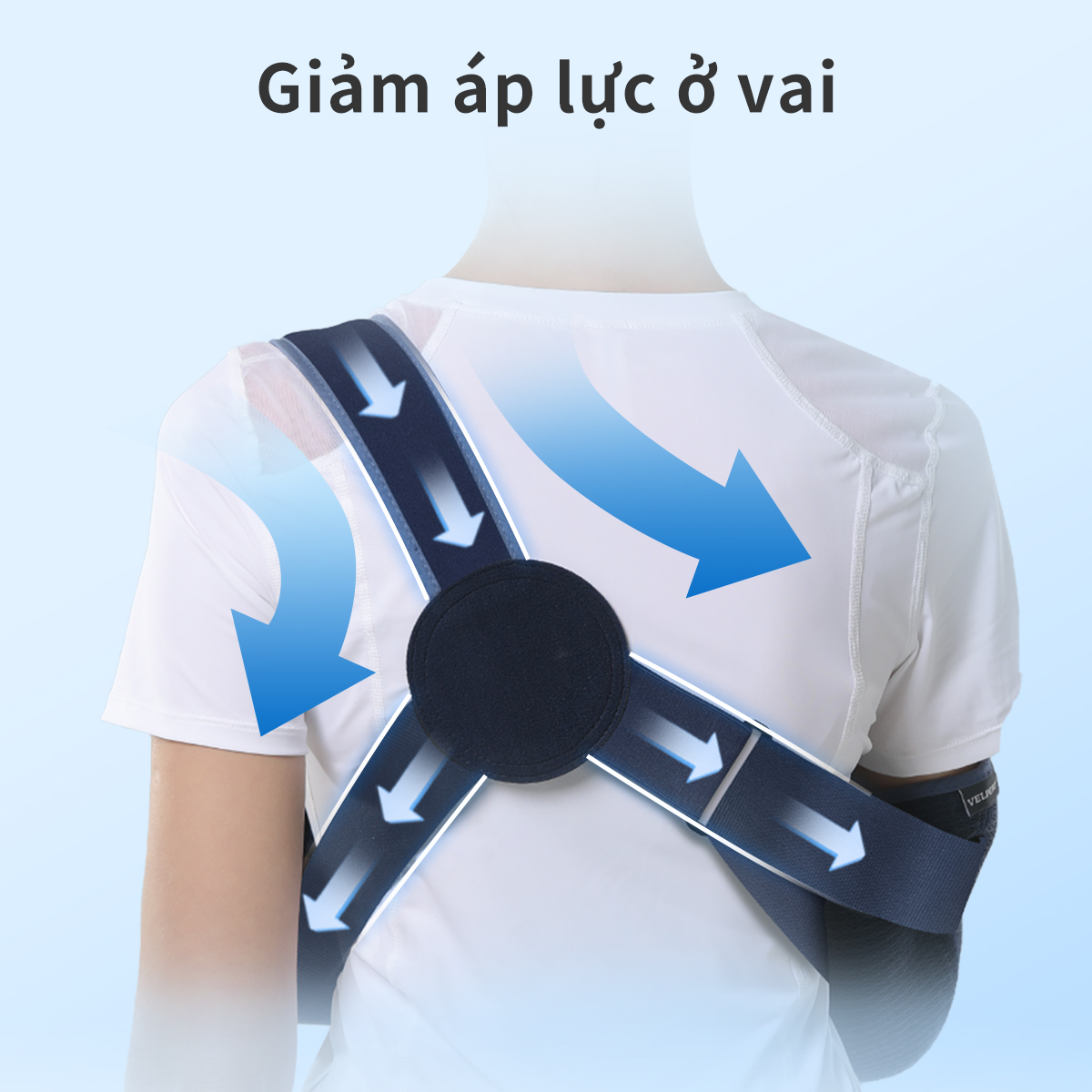 Mô tả Đai đeo tay VELPEAU thoáng khí và thân thiện với làn da chuyên dùng cho gãy xương tay hoặc trật khớp vai - 7