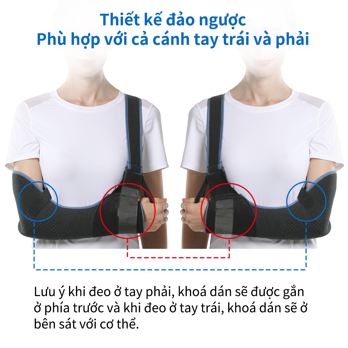 Mô tả Đai đeo tay VELPEAU thoáng khí và thân thiện với làn da chuyên dùng cho gãy xương tay hoặc trật khớp vai - 11