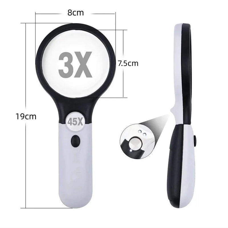 Ống kính kính thủy tinh phóng đại LED KIPRUN, Kính hiển vi cầm tay bỏ ...