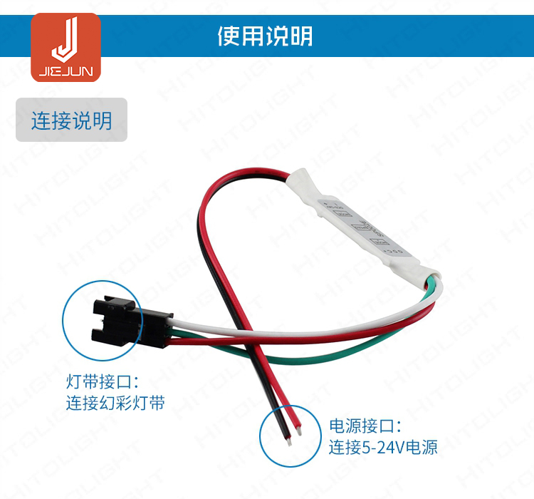 Sp002e Mini 3 nút led Magic Controller 2812B Full Color light với ...