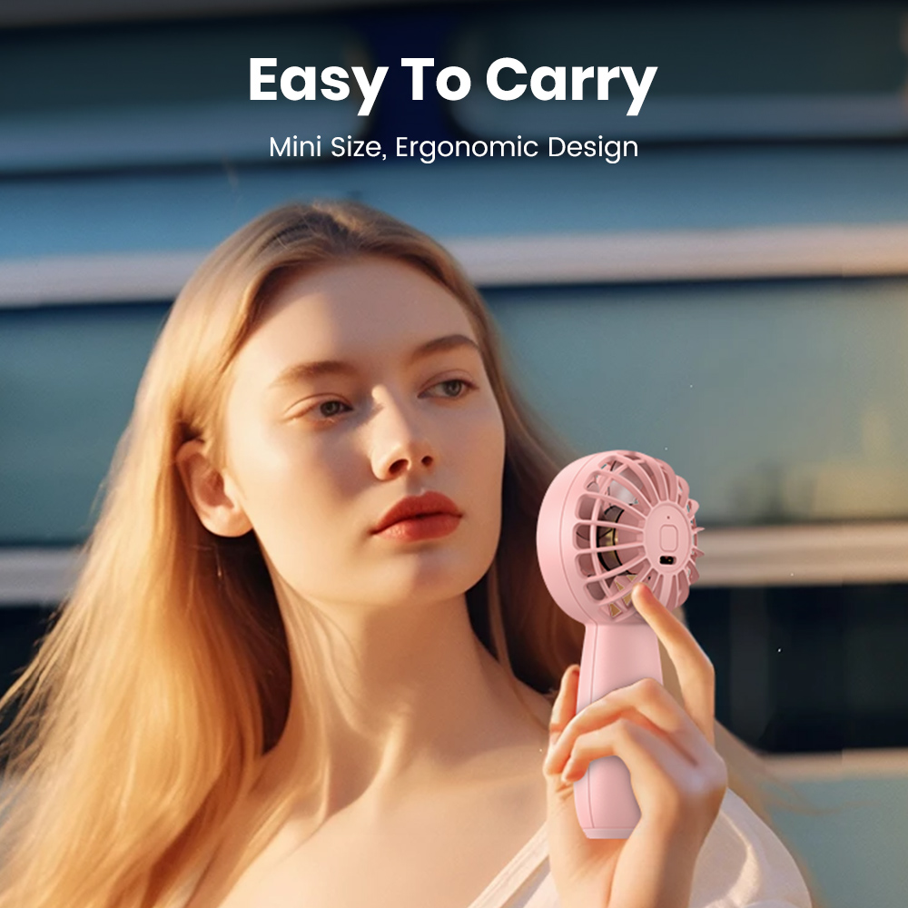 Mô tả Quạt cầm tay mini TOPK K20 cổng sạc Usb bỏ túi tiện dụng với 3 tốc độ có thể điều chỉnh - 3