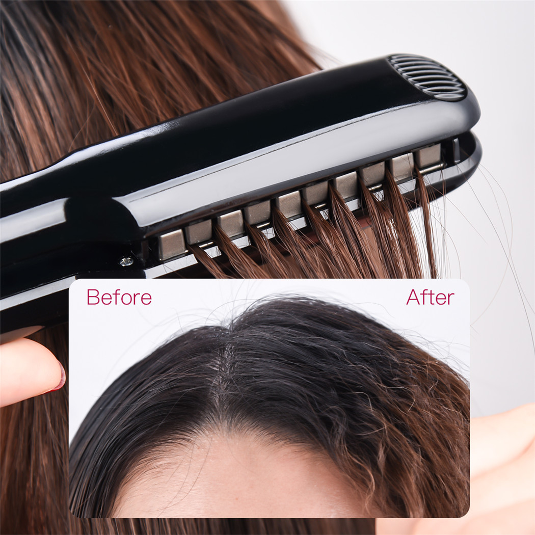 Mô tả CkeyiN Máy dập bấm phồng chân tóc 5 mức điều chỉnh hỗ trợ tạo kiểu sử dụng cho cả tóc khô và ướt tiện lợi HS456 - 1