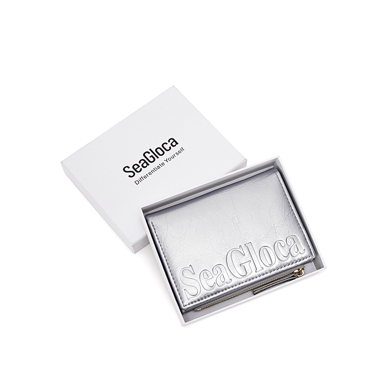 Mô tả Ví ngắn SEAGLOCA gập đôi thời trang chất lượng cao - 5