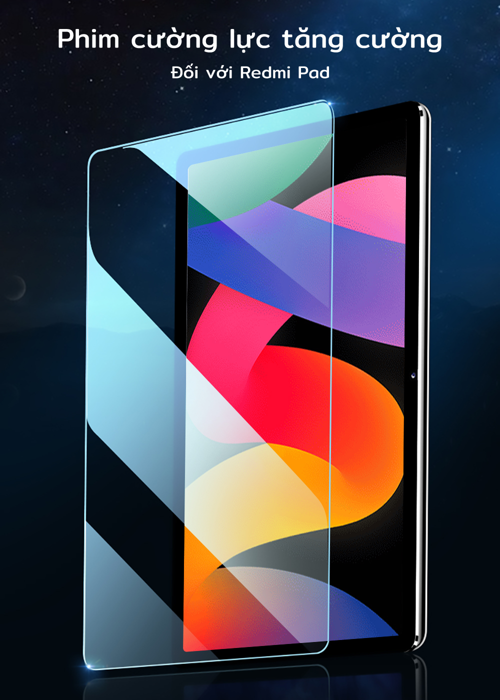 Phim bảo vệ màn hình kính cường lực cho Xiaomi Redmi Pad 2 Pro 12.1 SE 8.7inch 2025 POCO 12.1 Redmi SE 11 inch 10.61 inch HD Phim chống cháy nổ – ảnh mô tả chi tiết 7