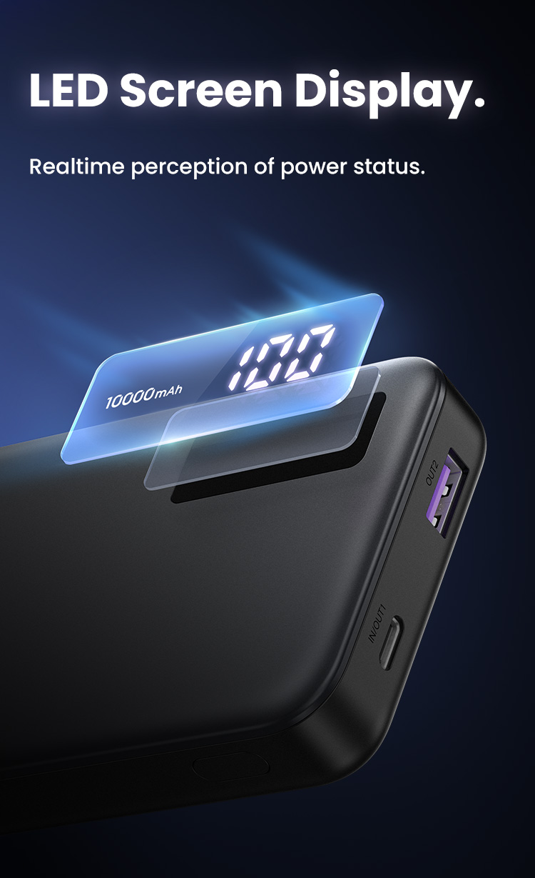 UGREEN Pin Sạc Dự Phòng 2 Chiều 10000mah 20000mah pd3.0 20w qc 3.0 18w Sạc nhanh 2 chiều | Sạc nhanh thông minh Power X Powerbank – ảnh mô tả chi tiết 13