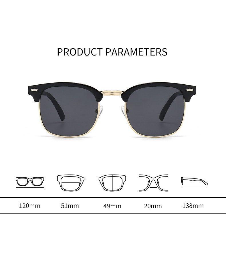 Kính râm Retro UV400 – Sắc thái Unisex đinh tán cổ điển | Shopee Việt Nam