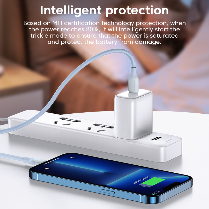Mô tả Cáp sạc nhanh/truyền dữ liệu C-L KUULAA 30W 20W 18W thích hợp cho iPhone - 4