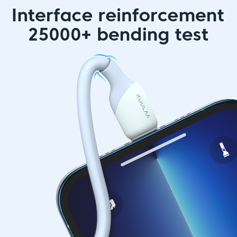 Mô tả Cáp sạc nhanh/truyền dữ liệu C-L KUULAA 30W 20W 18W thích hợp cho iPhone - 6