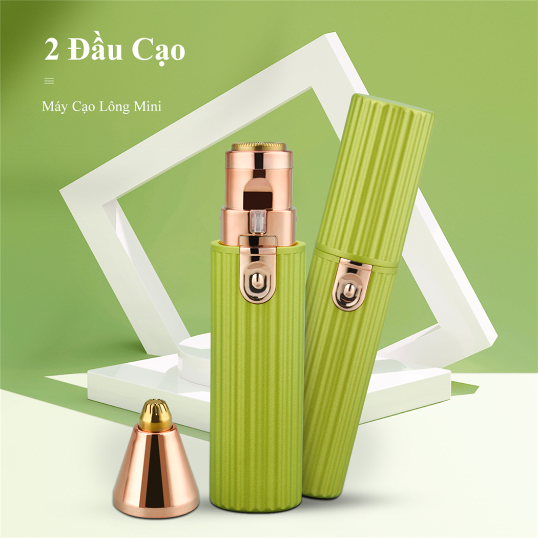 Mô tả Ckeyin Máy Tẩy LôngTriệt Lông Mày 2 Trong 1 Mini Sạc Pin Có Tích Hợp Đèn máy cạo lông mini máy cạo lông vùng kín MT114 - 4