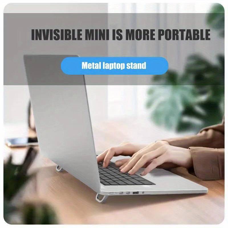 2 Cái / bộ Đế Laptop Cho Máy Tính Bàn Phím Đứng Riser Nhôm Mini Di Động ...