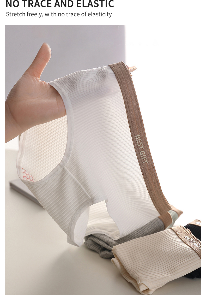 Mô tả Fallsweet Quần Lót Cotton Thời Trang Cho Nữ Giữa Eo Thoáng Khí Ren Quần Lót Plus Kích Thước Thoải Mái Đồ Lót Mông Nâng - 5