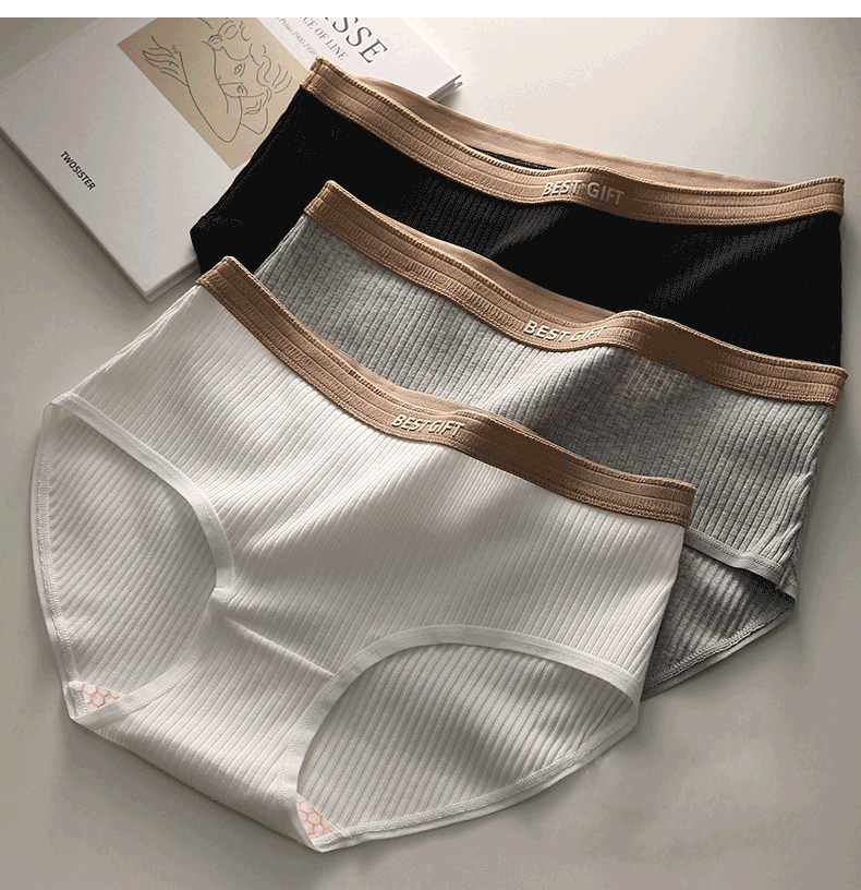Mô tả Fallsweet Quần Lót Cotton Thời Trang Cho Nữ Giữa Eo Thoáng Khí Ren Quần Lót Plus Kích Thước Thoải Mái Đồ Lót Mông Nâng - 9