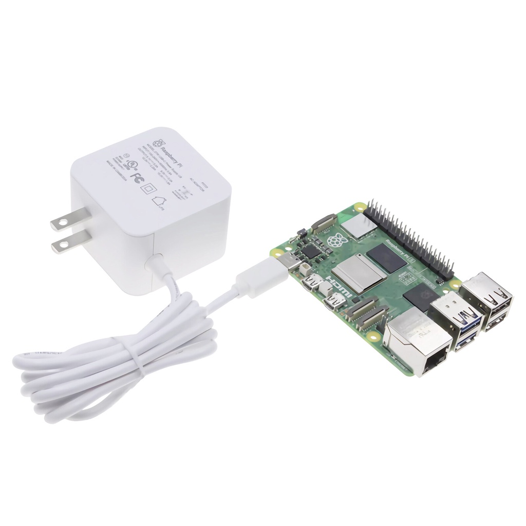Chính Hãng Raspberry Pi Nguồn Điện 5.1V 5A Adapter 27W USB-C Hỗ Trợ PD ...