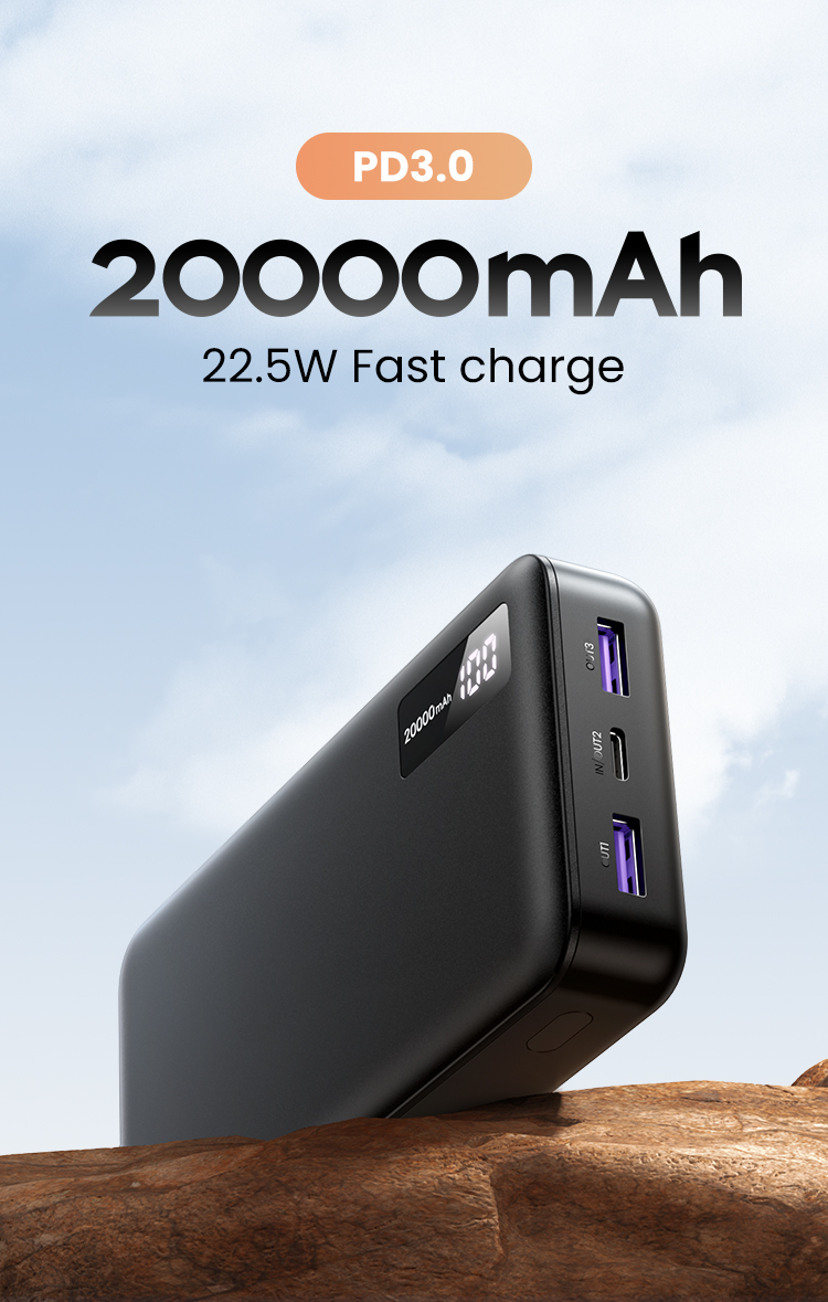 UGREEN Pin Sạc Dự Phòng 2 Chiều 10000mah 20000mah pd3.0 20w qc 3.0 18w Sạc nhanh 2 chiều | Sạc nhanh thông minh Power X Powerbank – ảnh mô tả chi tiết 1